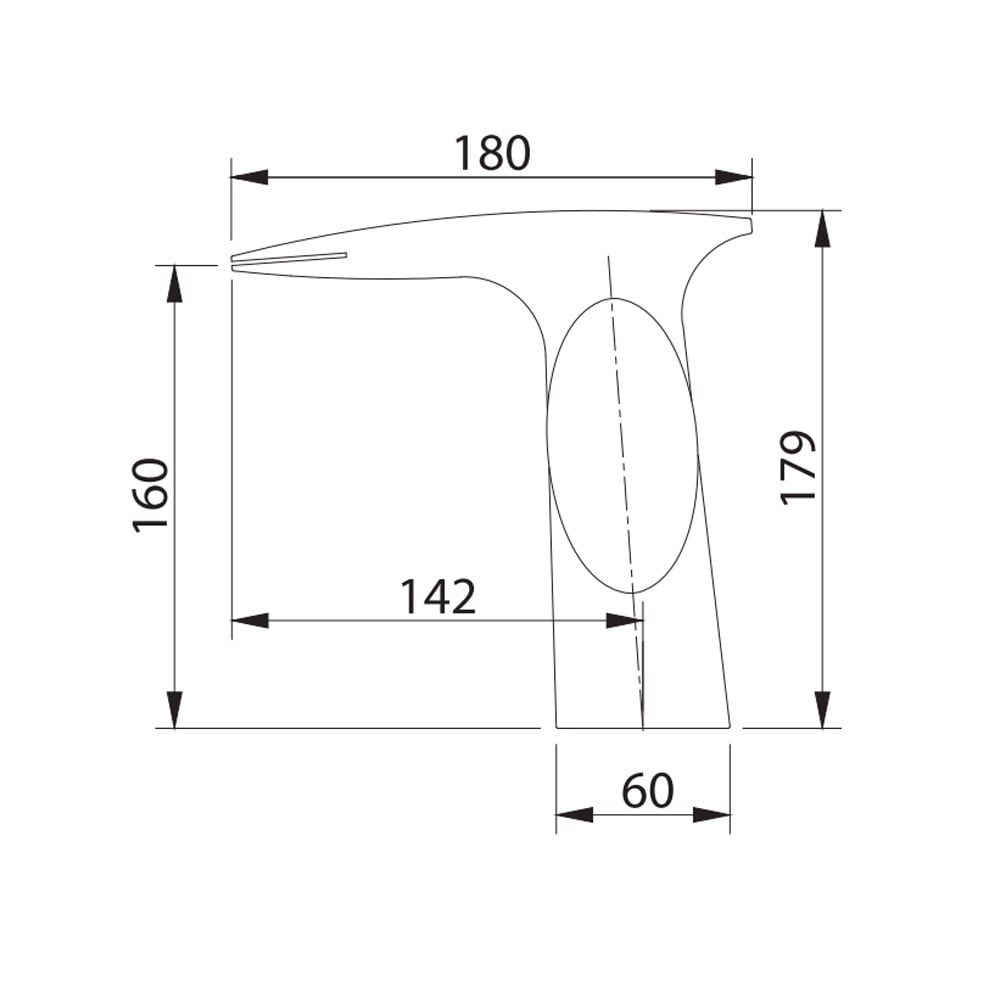 OrkaNest Siyah Lavabo Bataryası