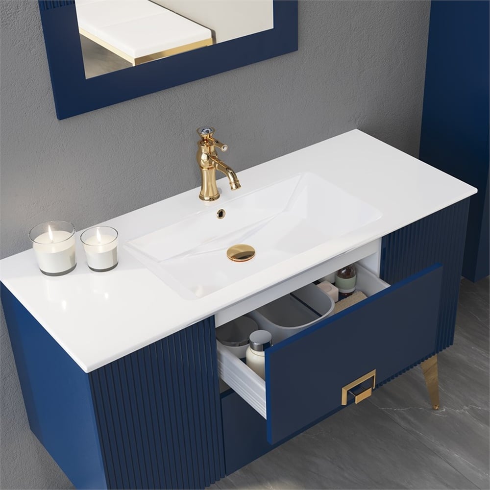 OrkaOrka Adria 120 cm Banyo Dolabı Alt Modülü