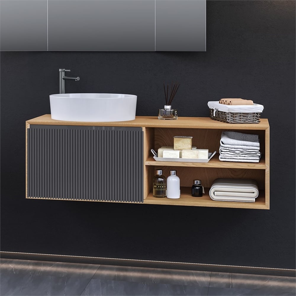 OrkaOrka Boxes 120 cm Banyo Dolabı Alt Modülü