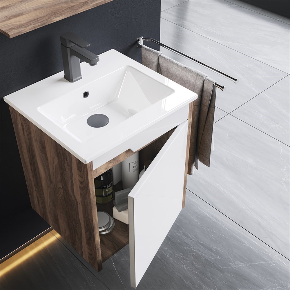 OrkaOrka Brick 45 cm Banyo Dolabı Alt Modülü