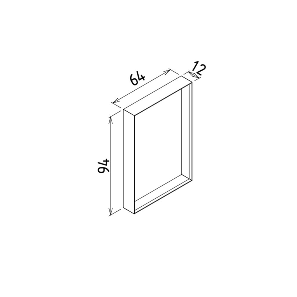 OrkaOrka Clay 64x94 cm Ayna