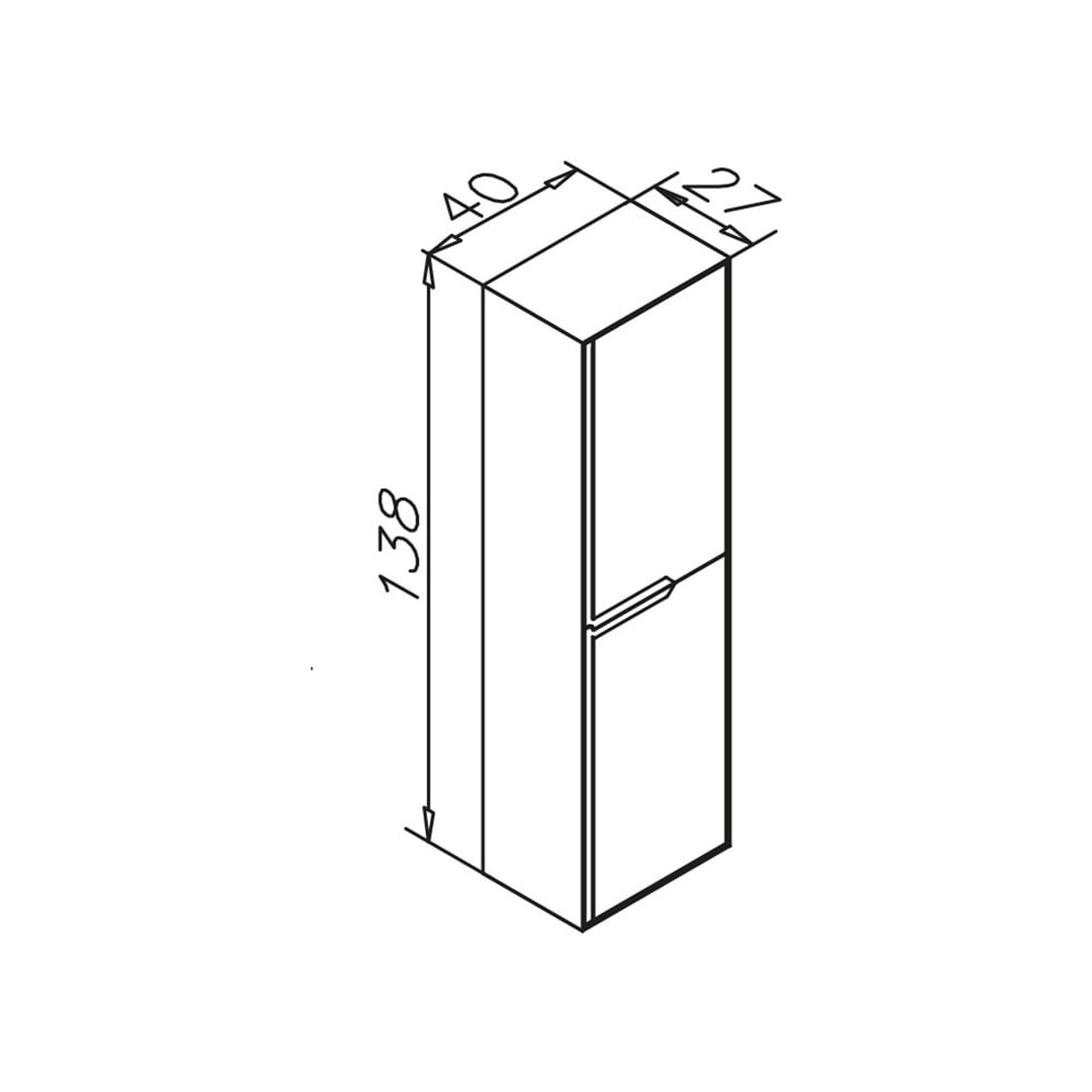 OrkaOrka Craft 40 cm Boy Dolabı