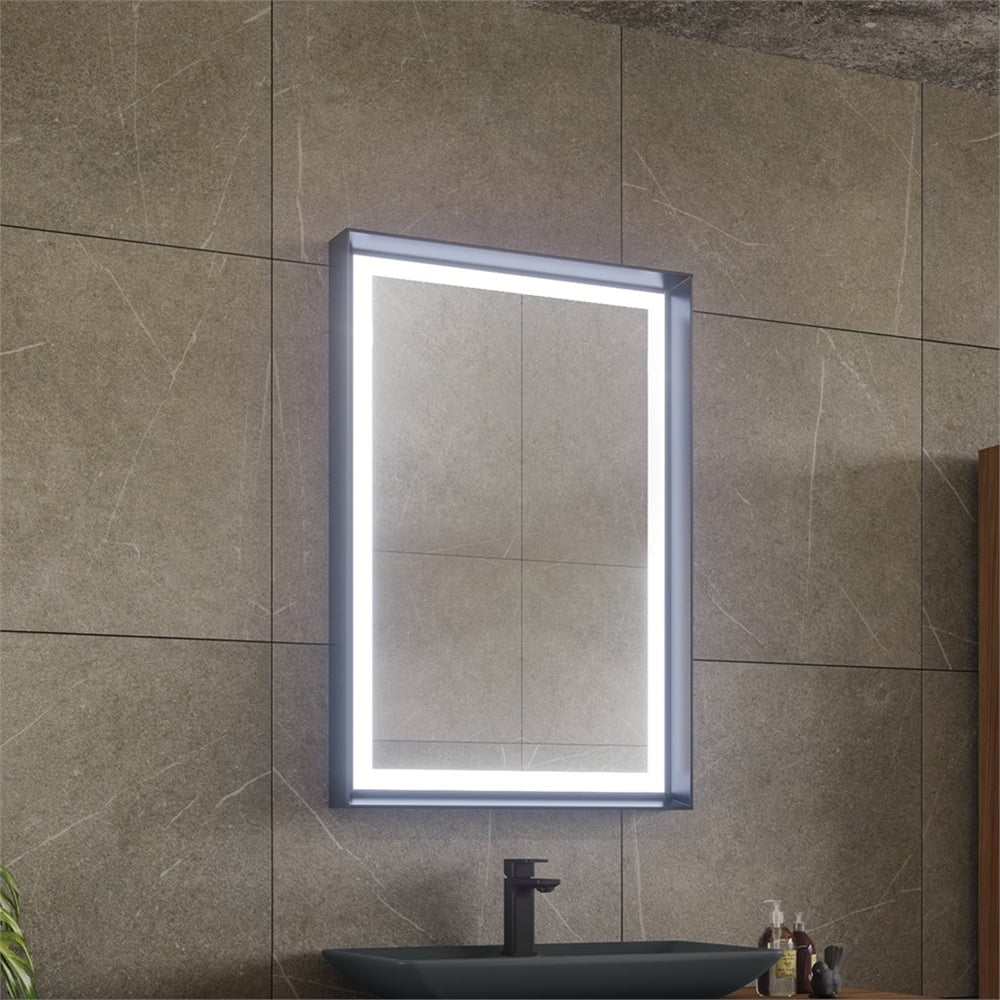 OrkaOrka Craft 60x90 cm Ledli Ayna