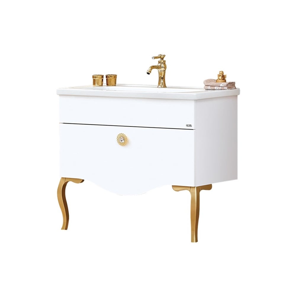 OrkaOrka Cunda 100 cm Banyo Dolabı Alt Modülü