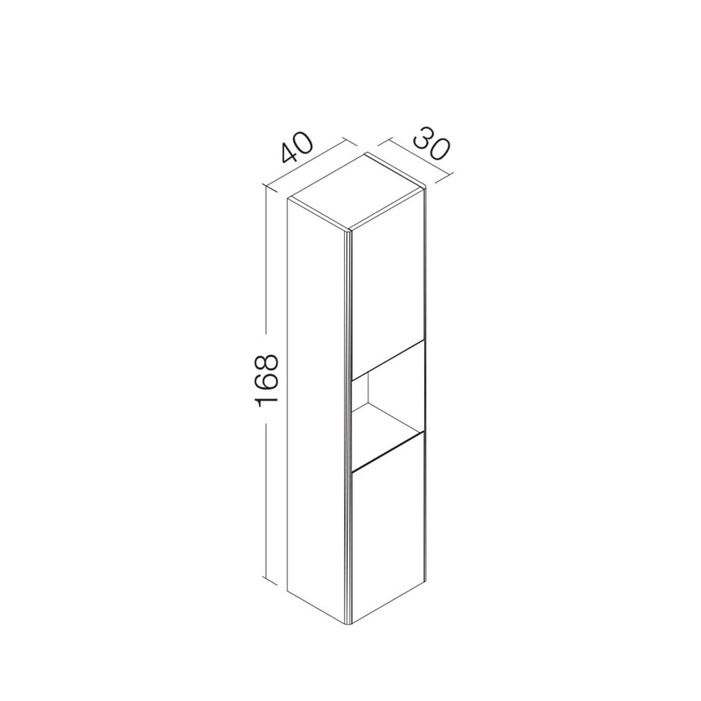 OrkaOrka Düden 40 cm Boy Dolabı