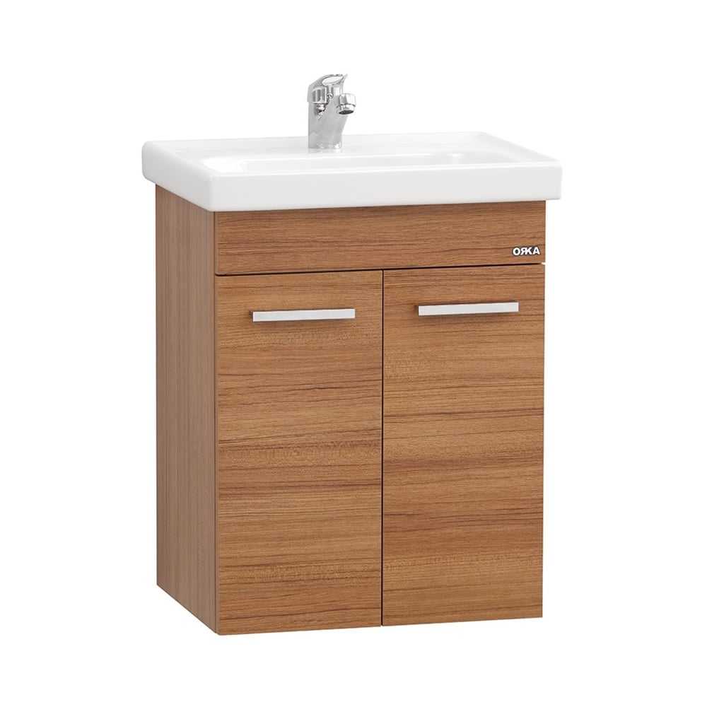 OrkaOrka Enez 55 cm Kapaklı Banyo Dolabı Alt Modülü