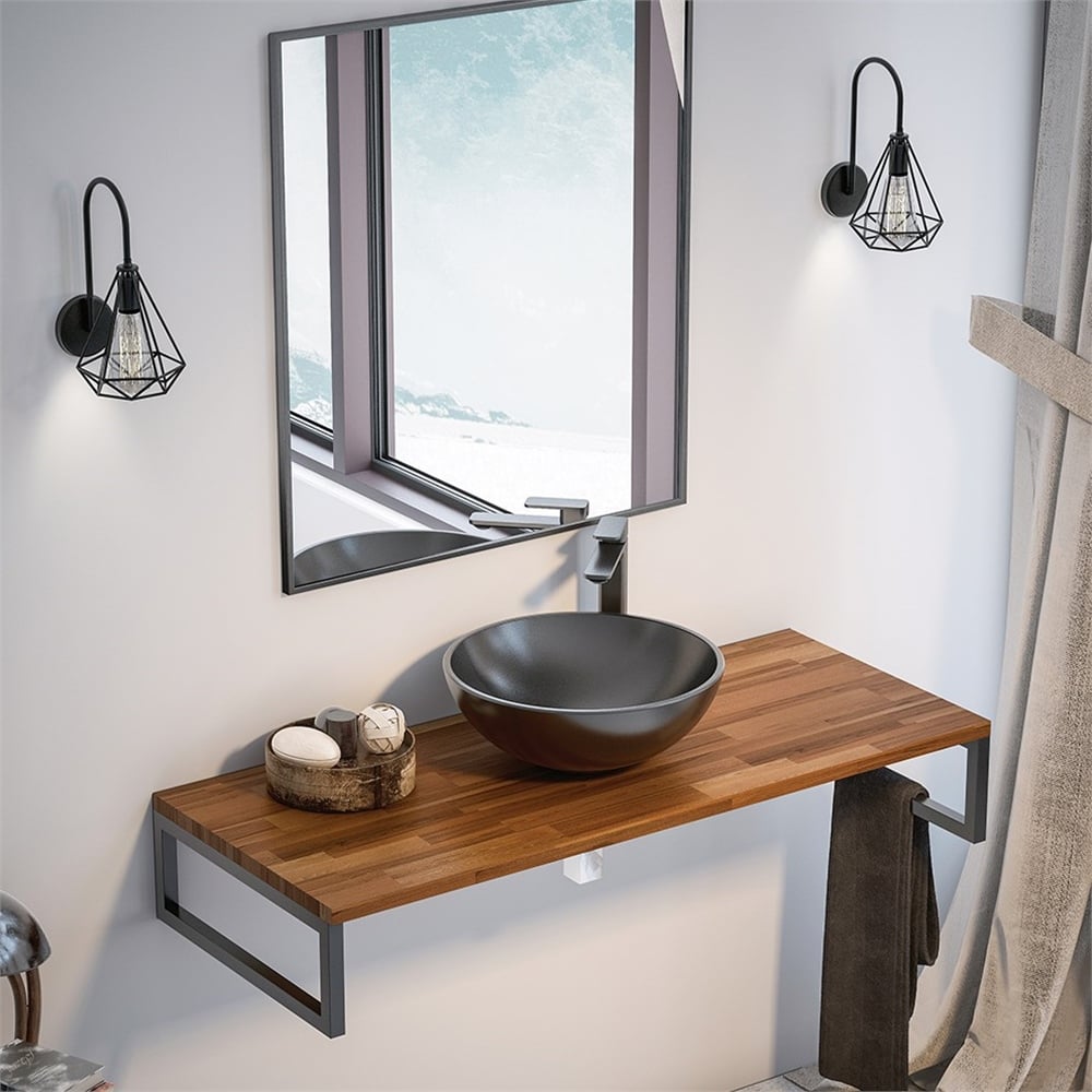 OrkaOrka Kestel 120 cm Banyo Dolabı Alt Modülü