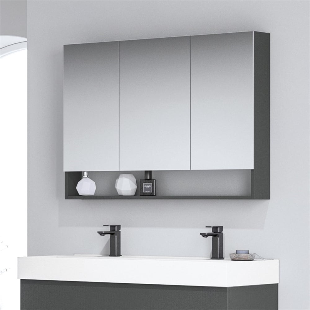 OrkaOrka Malta 120 cm Dolaplı Ayna