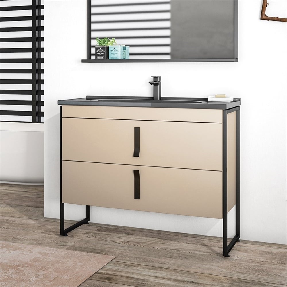 OrkaOrka Modena 100 cm Banyo Dolabı Alt Modülü