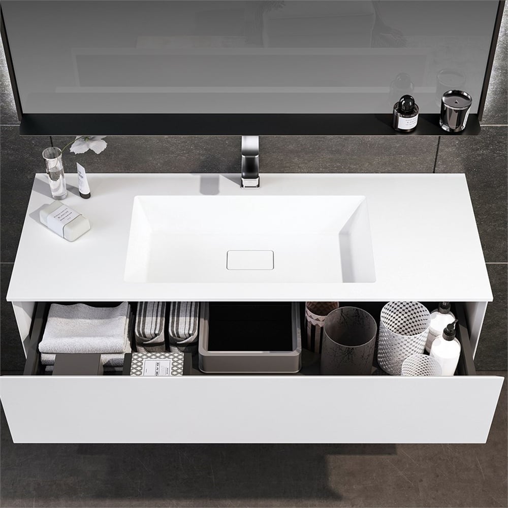 OrkaOrka Nest 120 cm Banyo Dolabı Alt Modülü