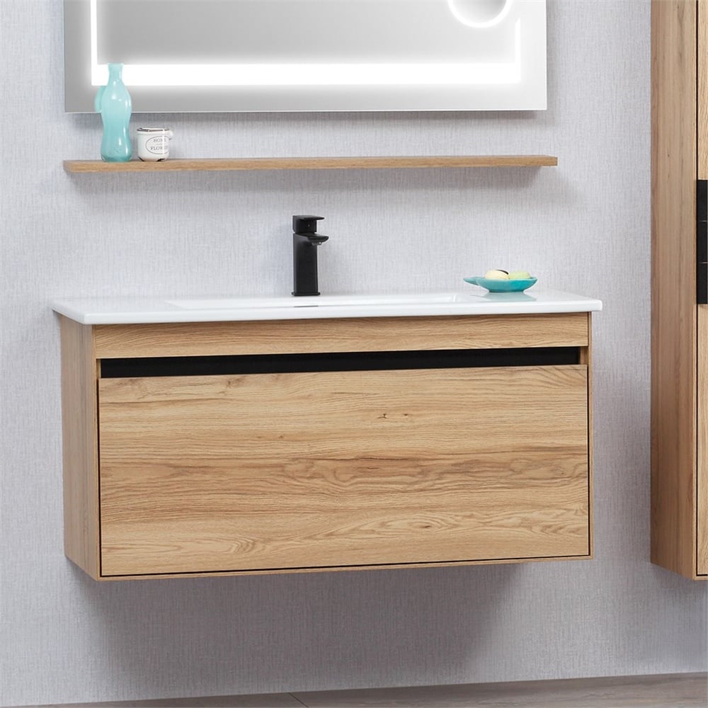 OrkaOrka Patara 100 cm Banyo Dolabı Alt Modülü