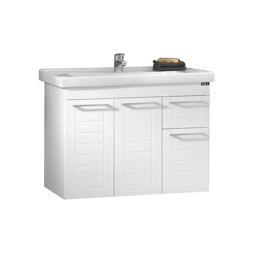 OrkaOrka Perge 85 cm Banyo Dolabı Alt Modülü