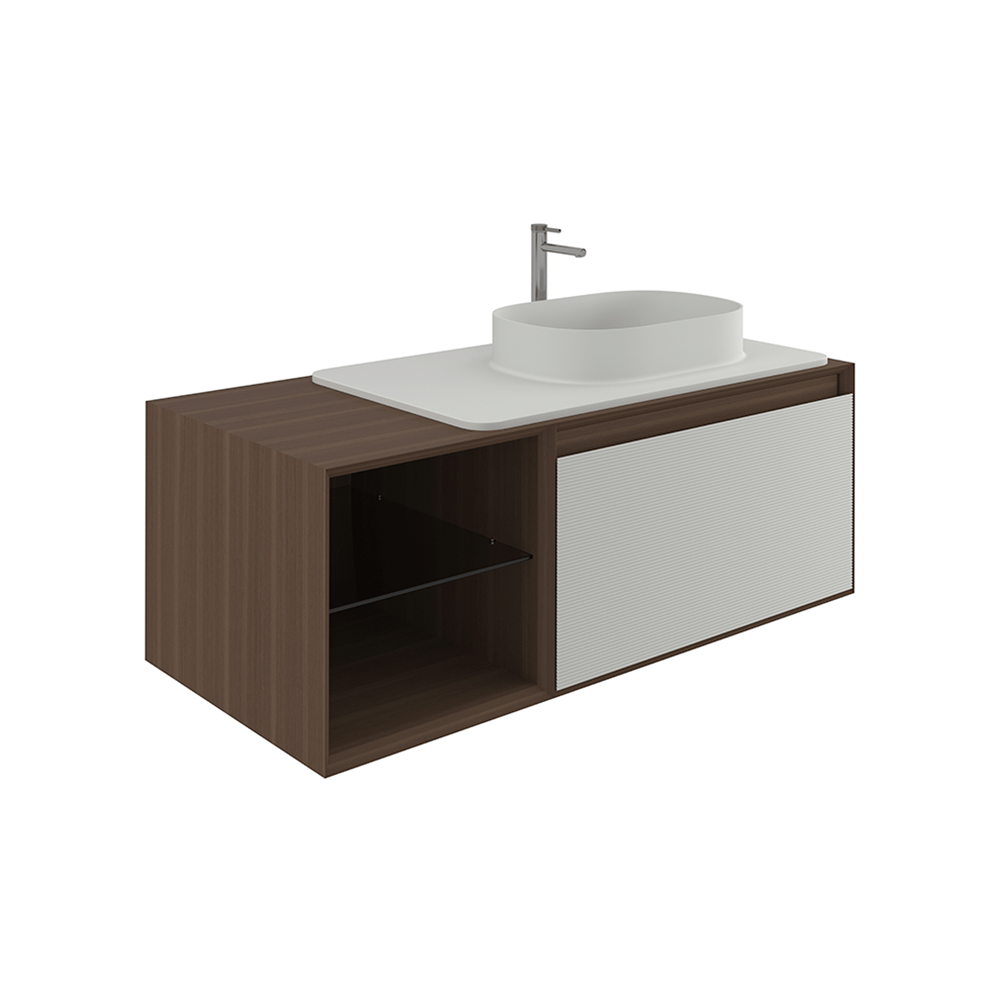 OrkaPacific 110 cm Banyo Dolabı Alt Modülü