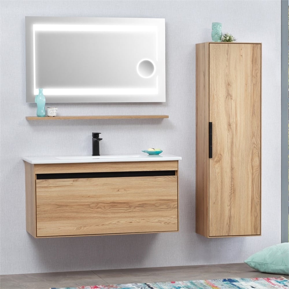 OrkaPatara 100 cm Banyo Dolabı
