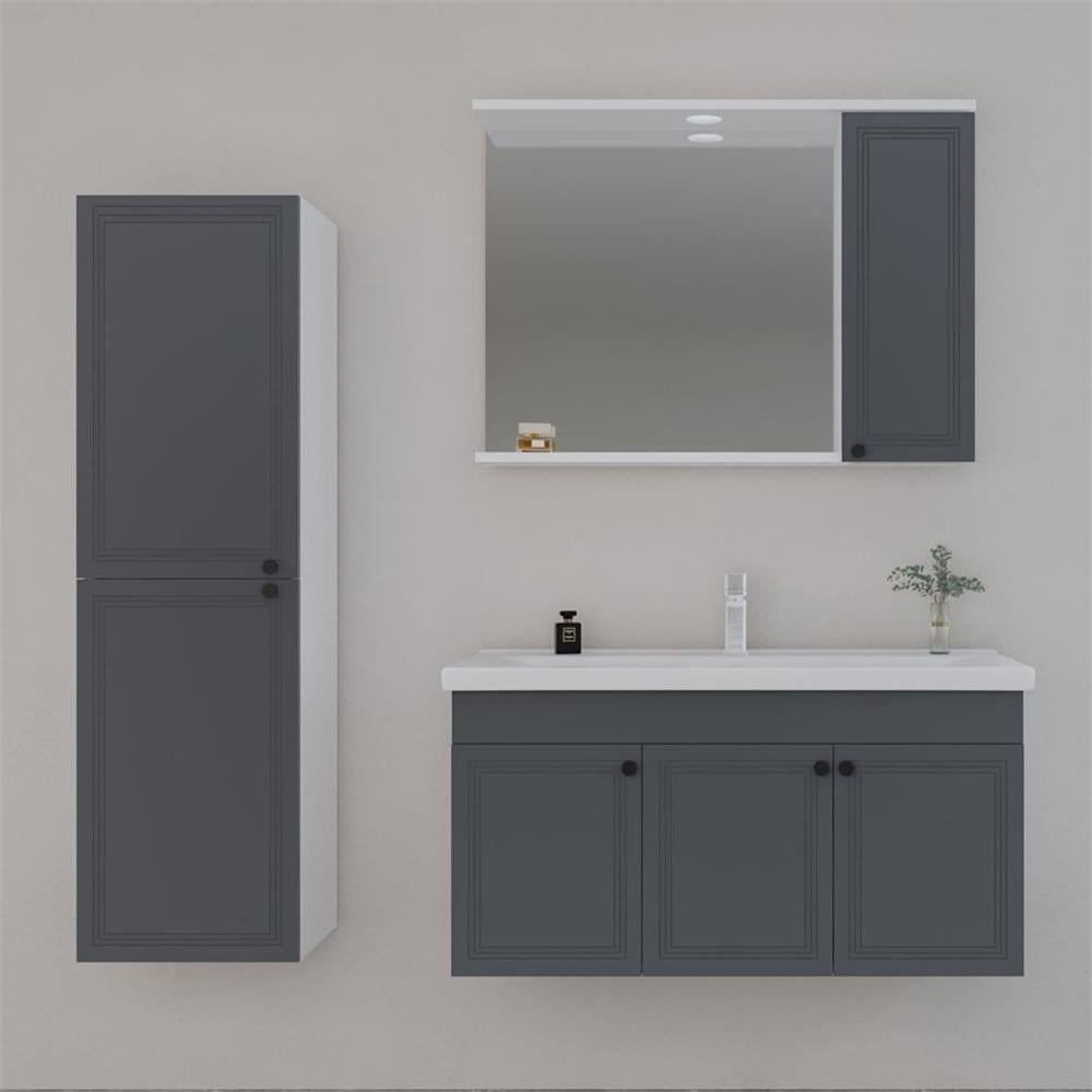 OrkaRio 100 cm Banyo Dolabı