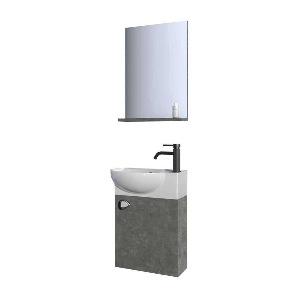OrkaRiva 45 cm Banyo Dolabı