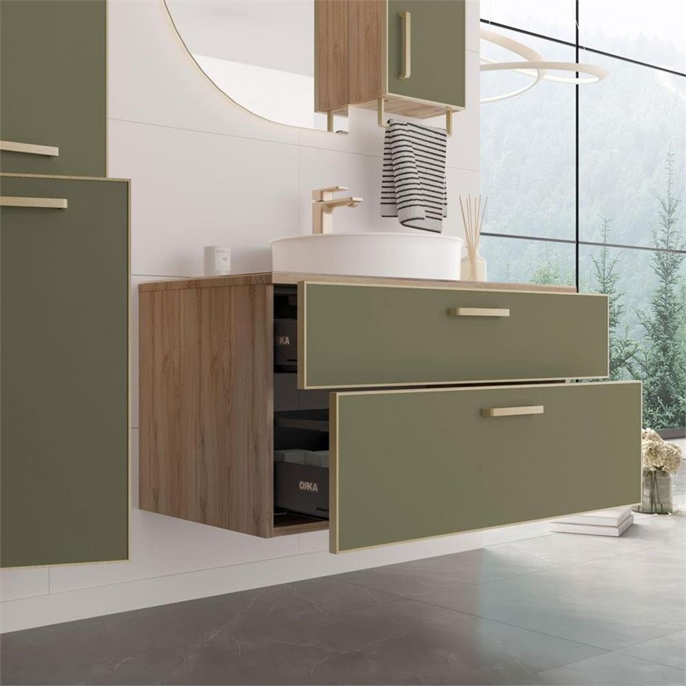 OrkaSalerno 60 cm Banyo Dolabı