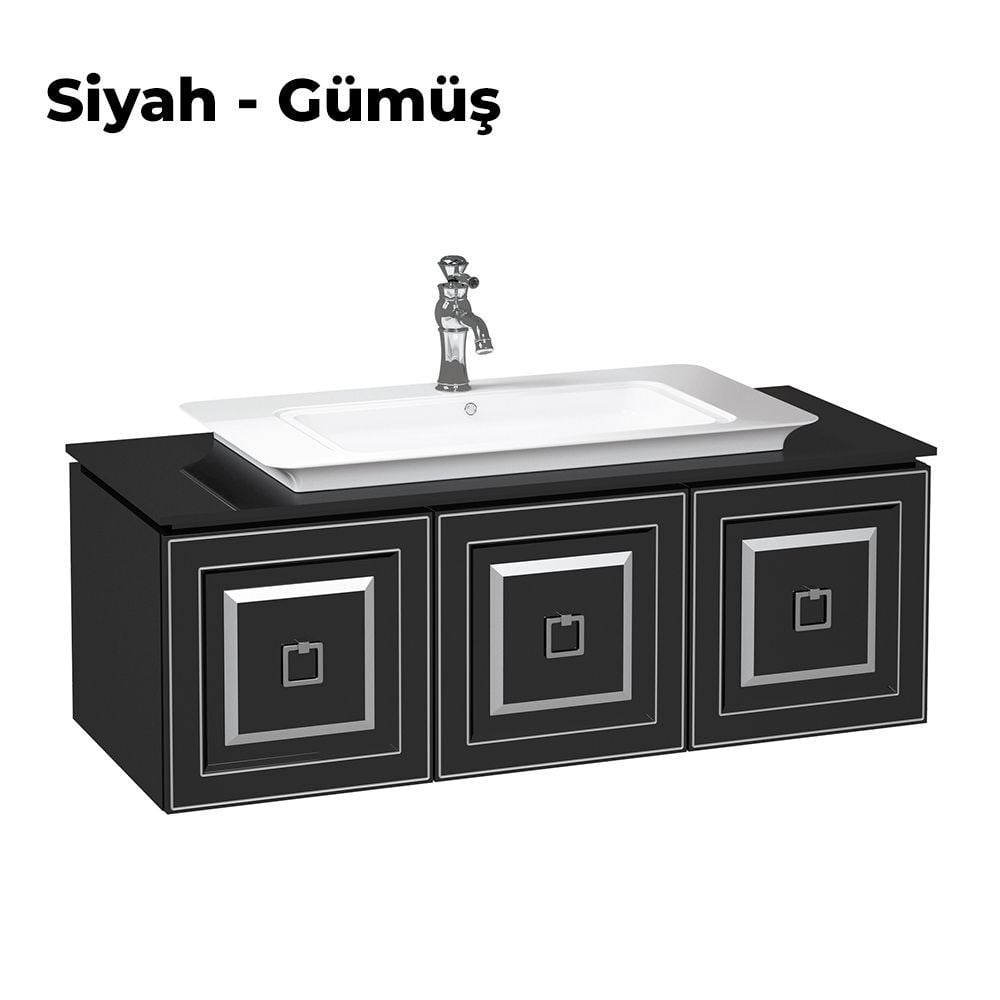 OrkaStyle 120 cm Banyo Dolabı
