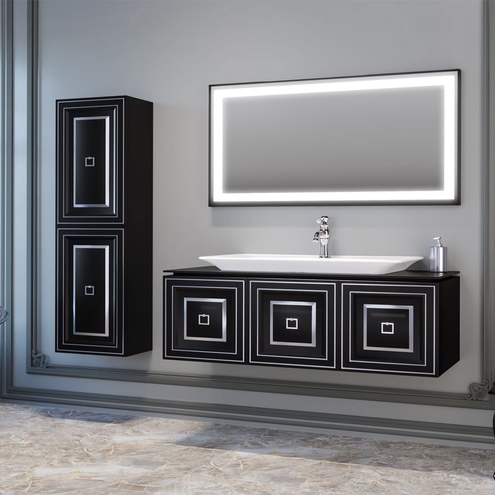 OrkaStyle 120 cm Banyo Dolabı