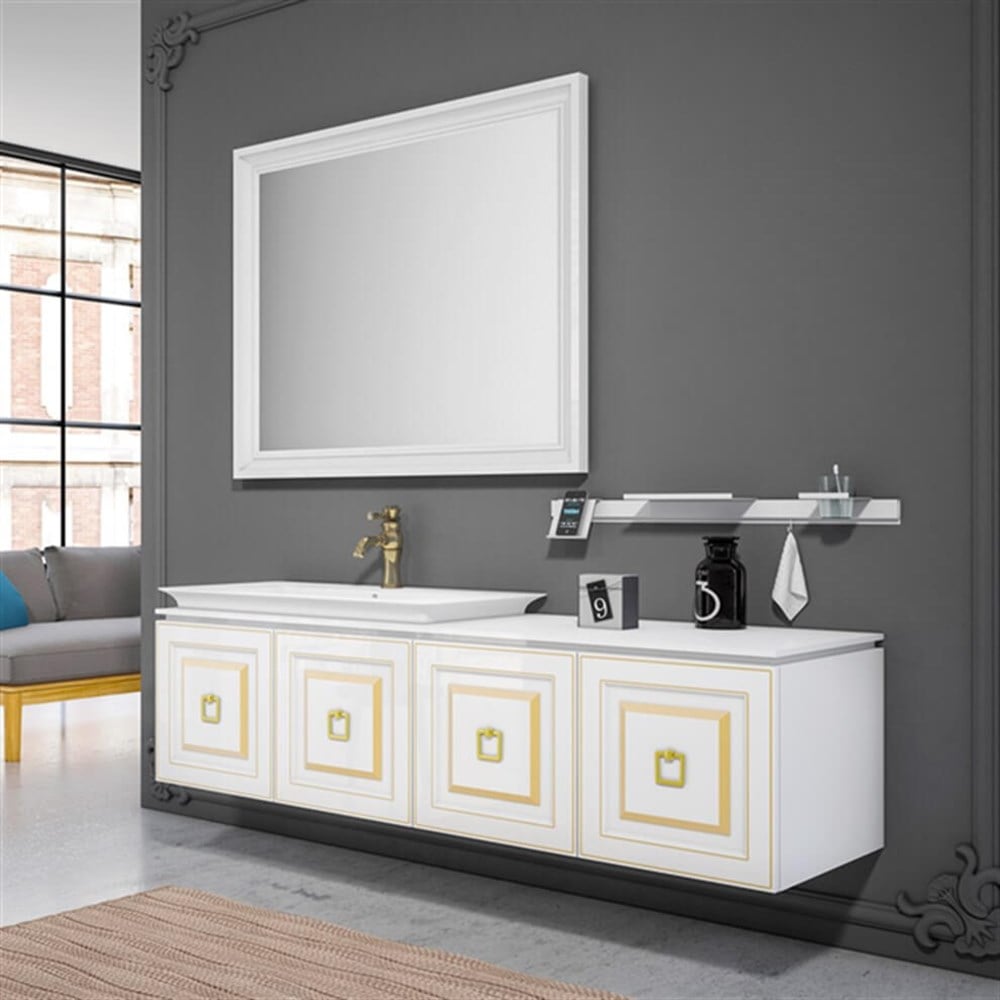 OrkaStyle 160 cm Lavabo Alt Dolabı