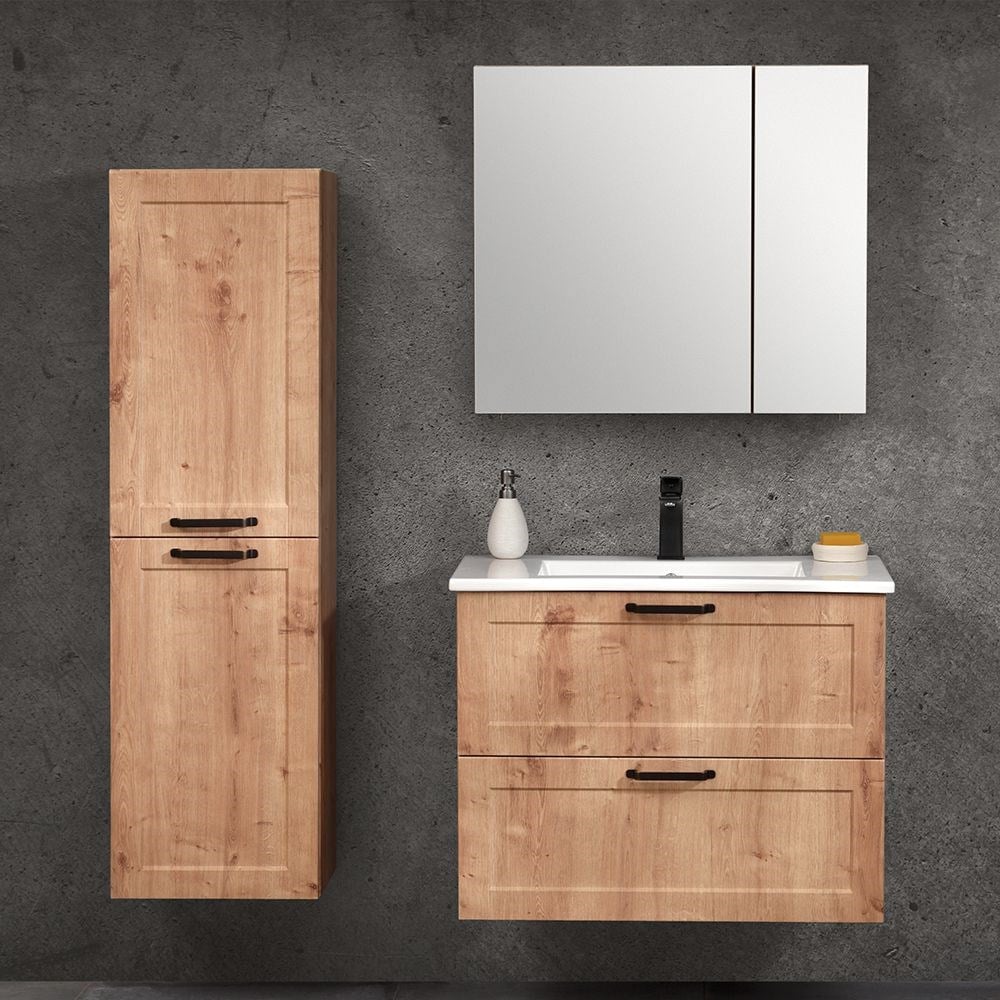 OrkaSu 80 cm Banyo Dolabı