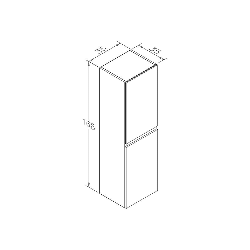 OrkaTerme 120 cm Banyo Dolabı
