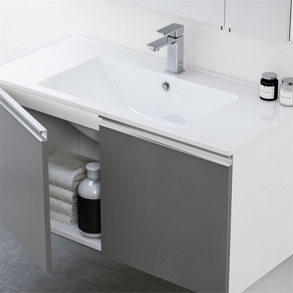 OrkaTerme 80 cm Banyo Dolabı Alt Modülü