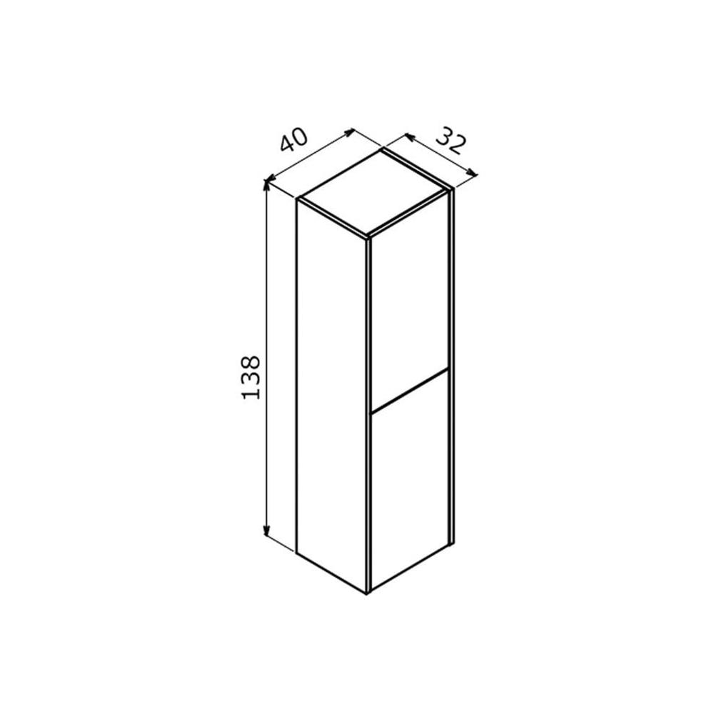 OrkaTrio 40 cm Boy Dolabı