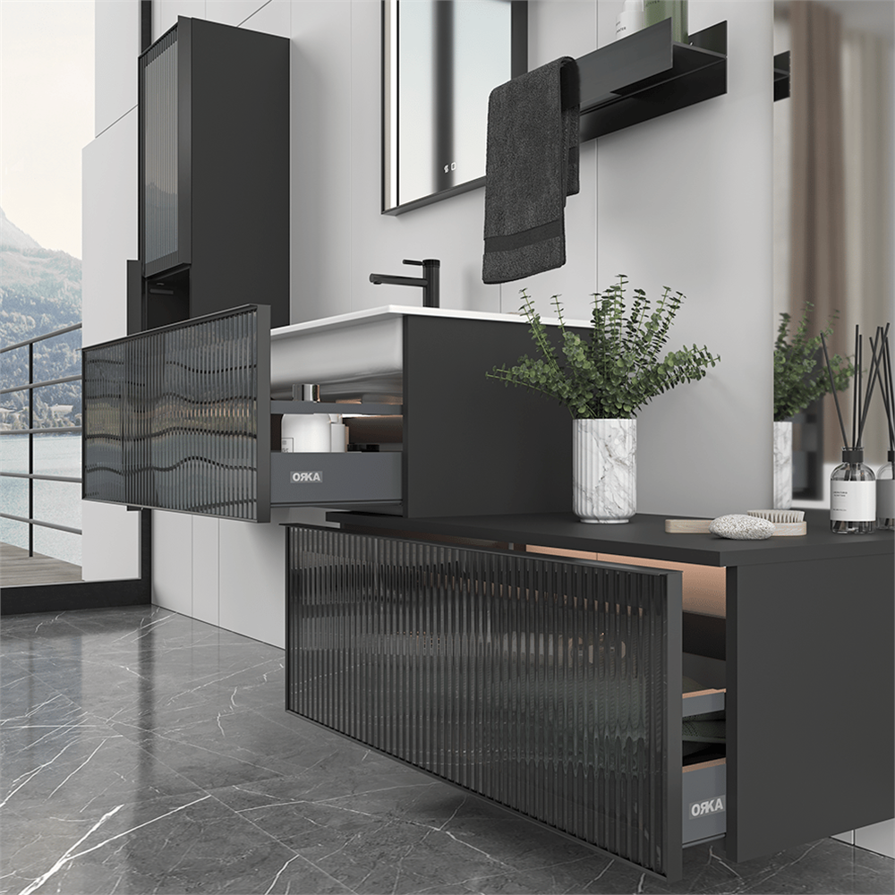 OrkaUrban 120 cm Banyo Dolabı