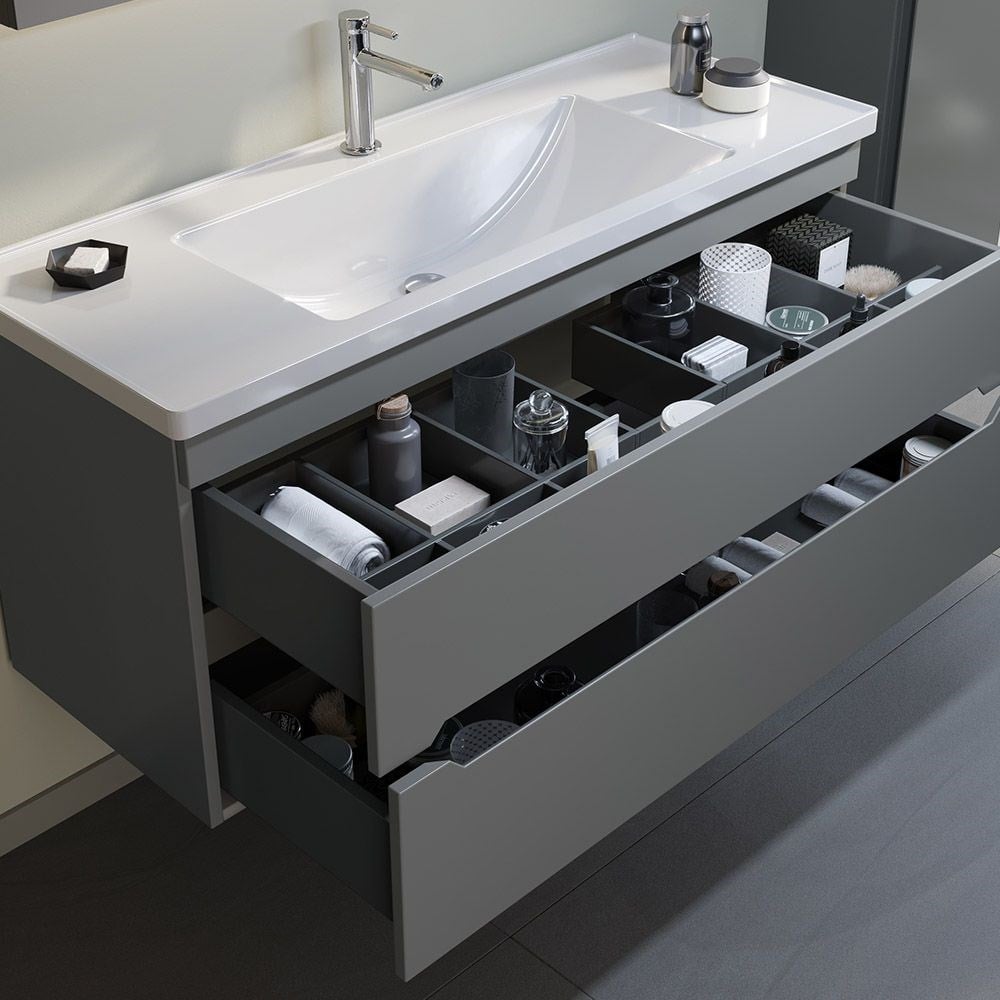 OrkaVarna 80 cm Banyo Dolabı Alt Modülü