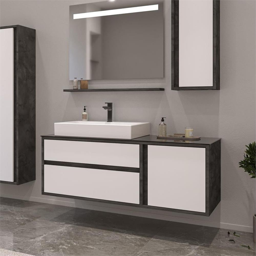 OrkaVerona 120 cm Banyo Dolabı Alt Modülü