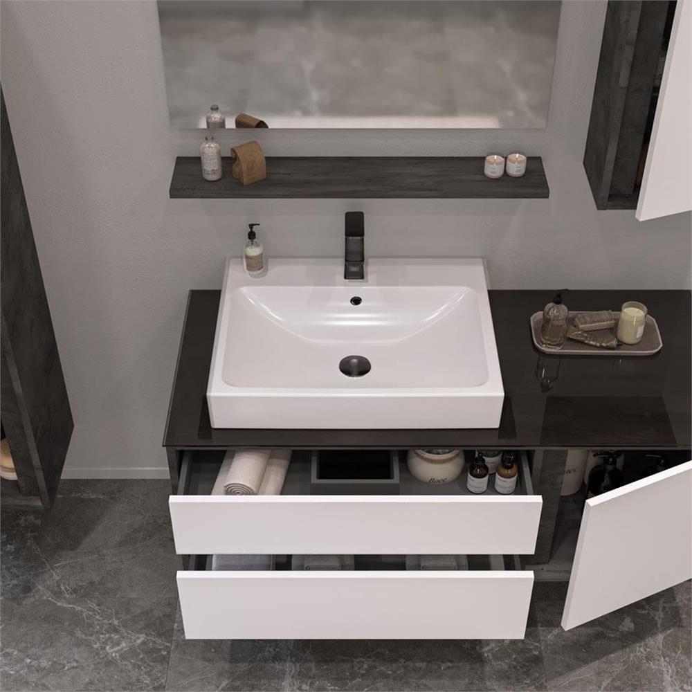 OrkaVerona 120 cm Banyo Dolabı Alt Modülü