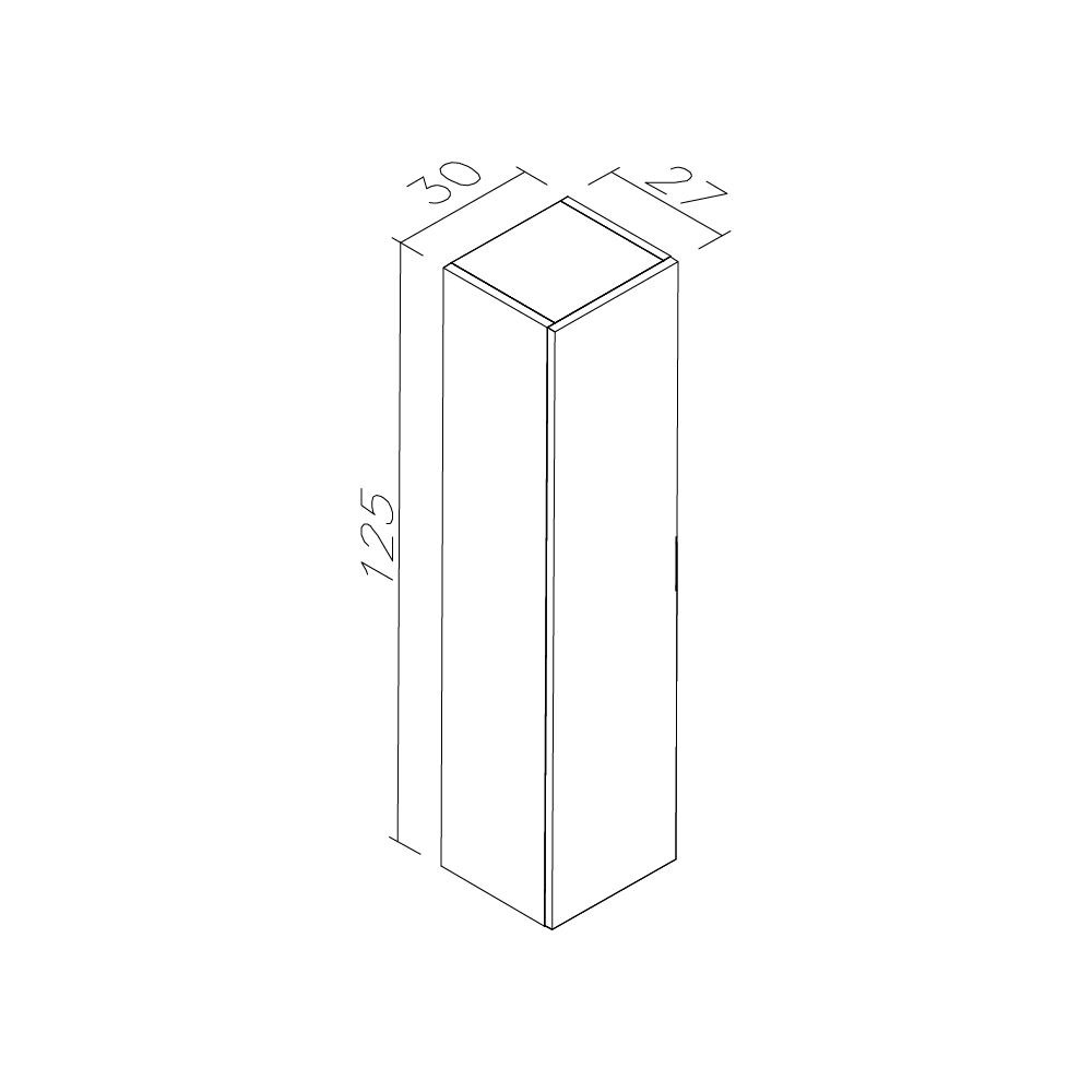 OrkaYalıköy 30 cm Boy Dolabı