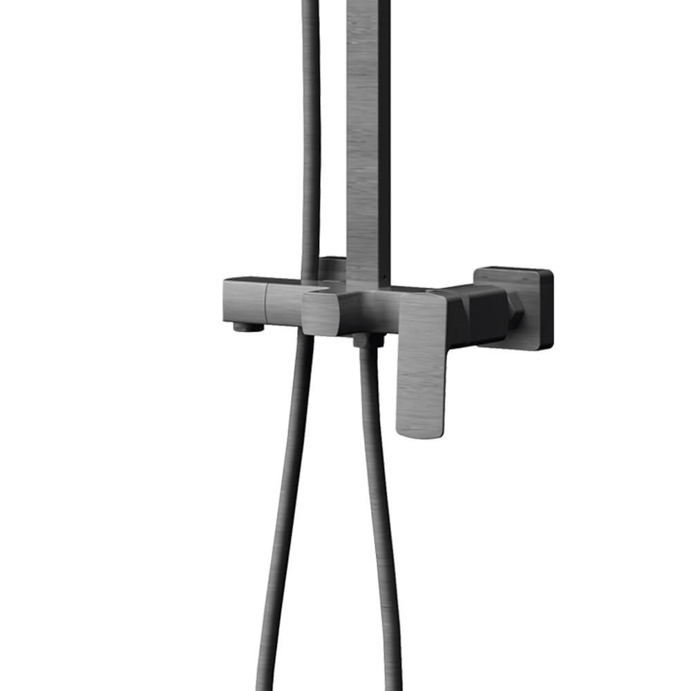 OrkaZeugma Fırça Gri Duş Seti