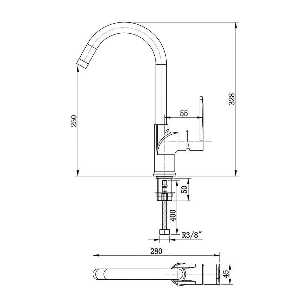 Penta Caprice Lavabo Bataryası CP508