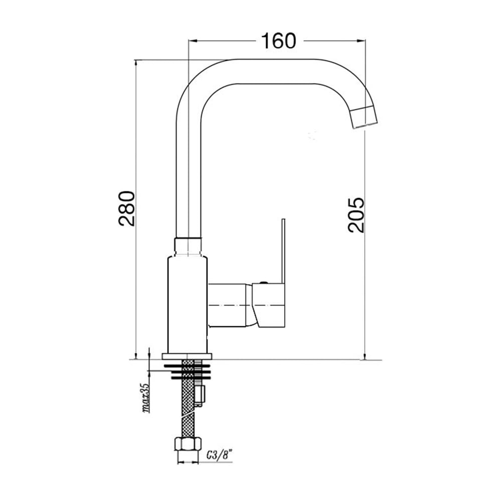 Penta Libra Yüksek Lavabo Bataryası P753