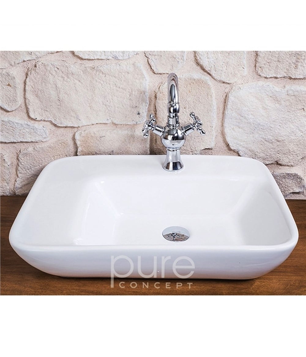 Pure | Beyaz Çanak Lavabo