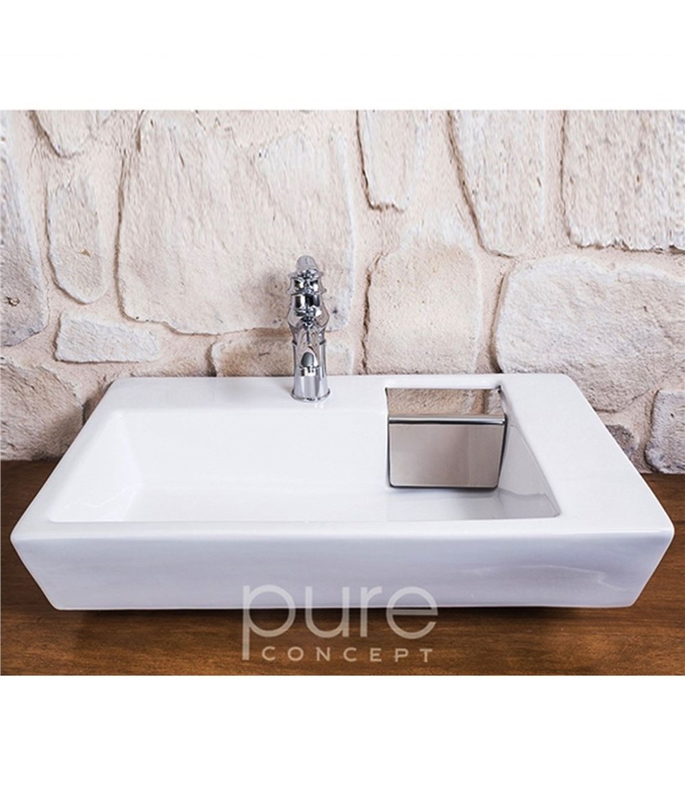 Pure | Beyaz Çanak Lavabo