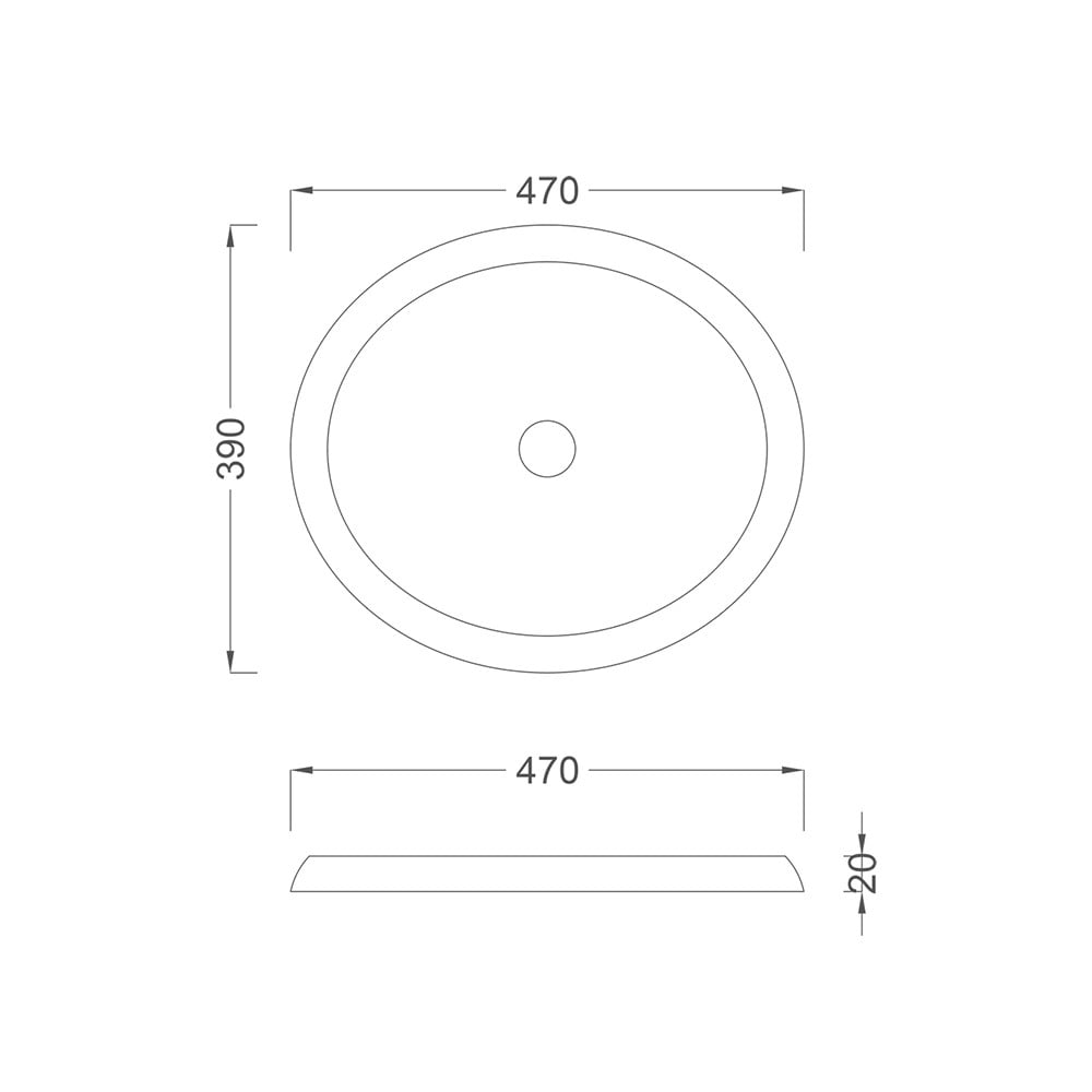 Pure Concept47 cm Dekoratif Gümüş Desenli Hilton Lavabo  