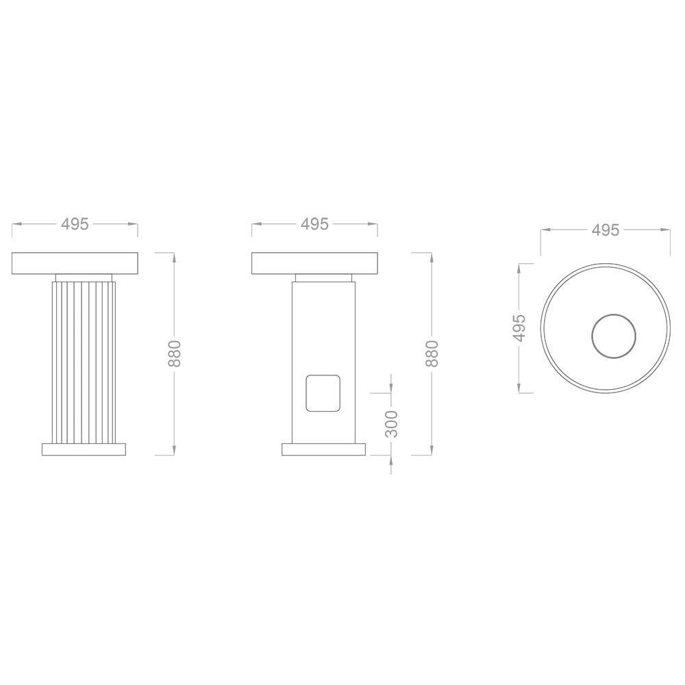 Pure ConceptAntique Altın Monoblok Lavabo