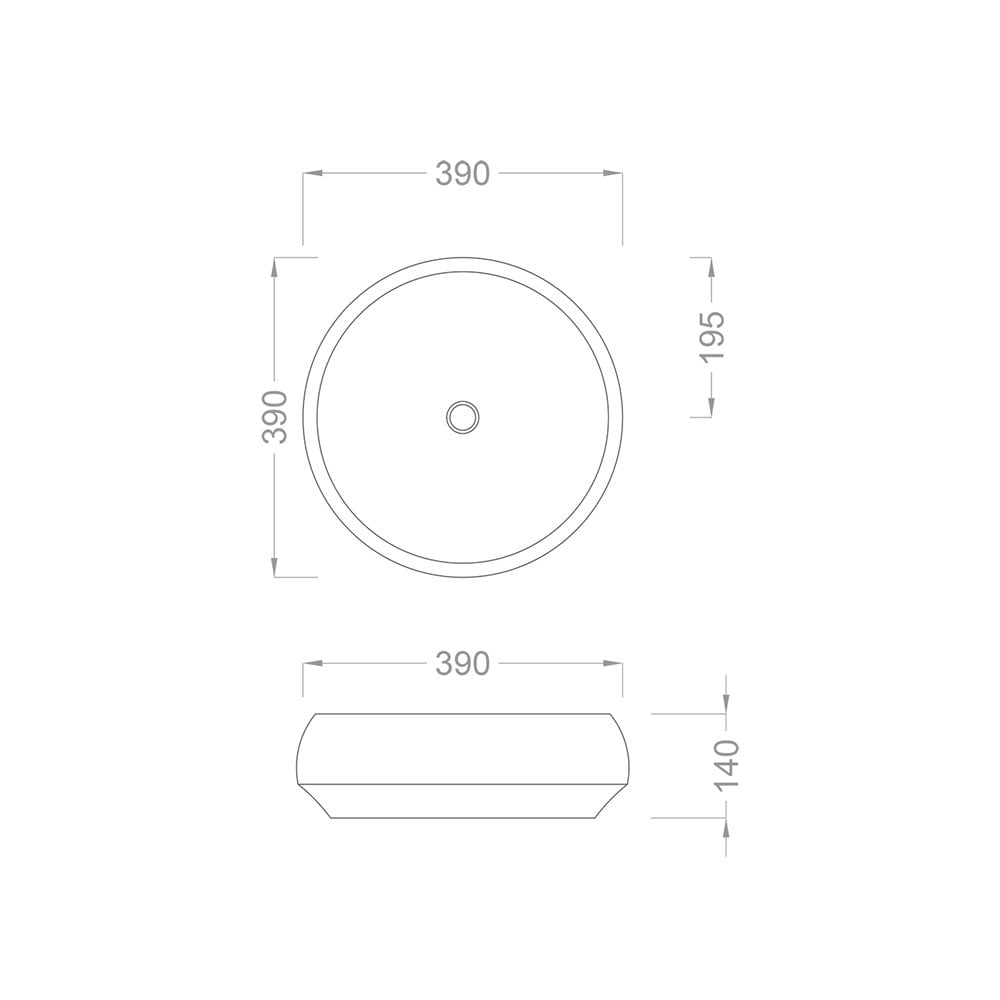 Pure ConceptAsos 40 cm Dekoratif Çanak Lavabo