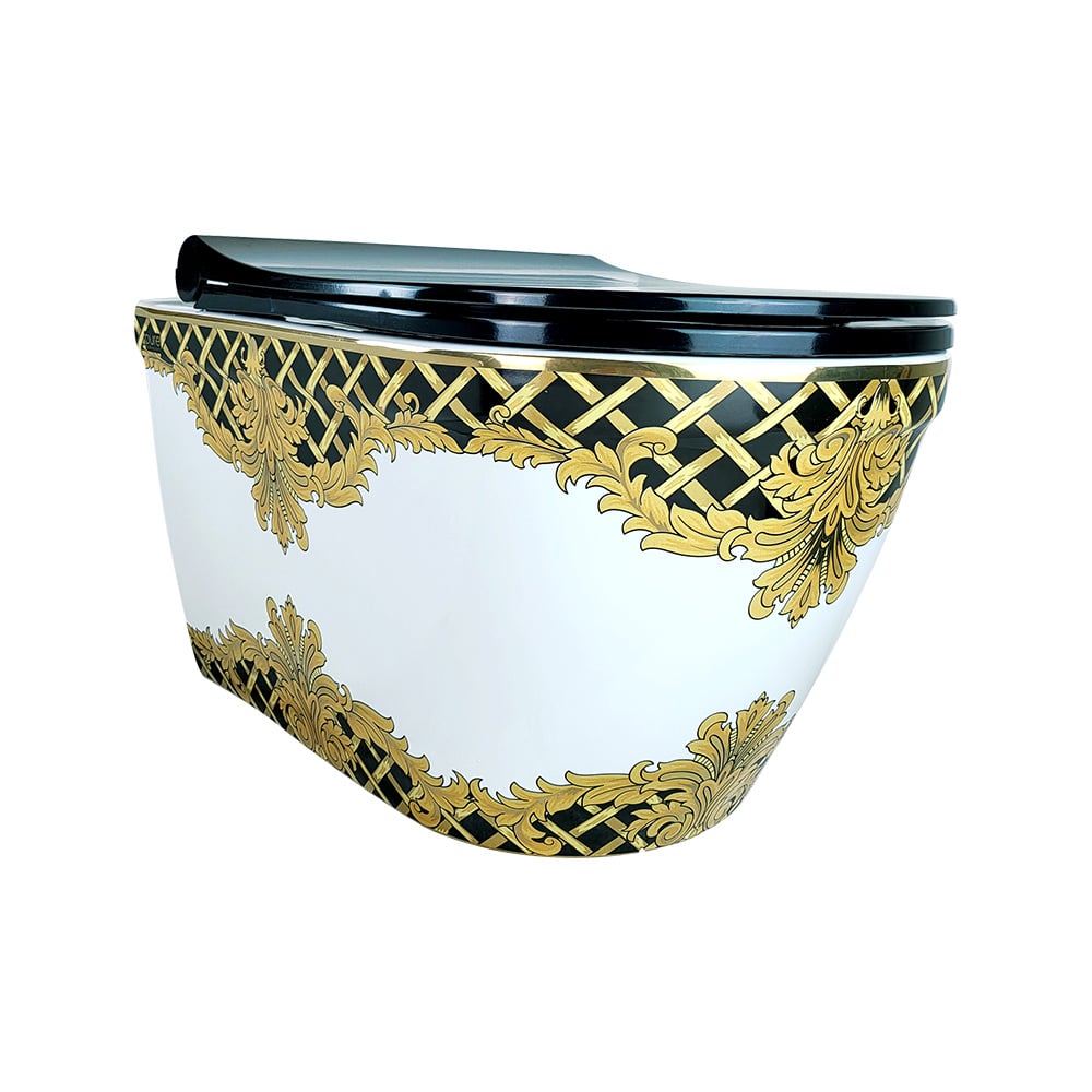 Pure ConceptBeyaz Altın Kleopatra 52 cm Kanalsız Asma Klozet