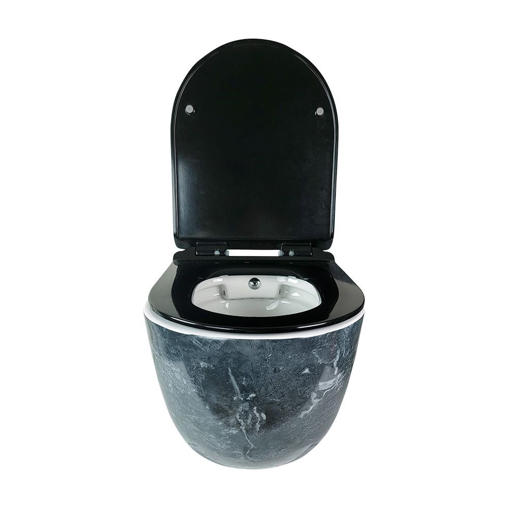 Pure ConceptBiga Antrasit Kanalsız Asma Klozet