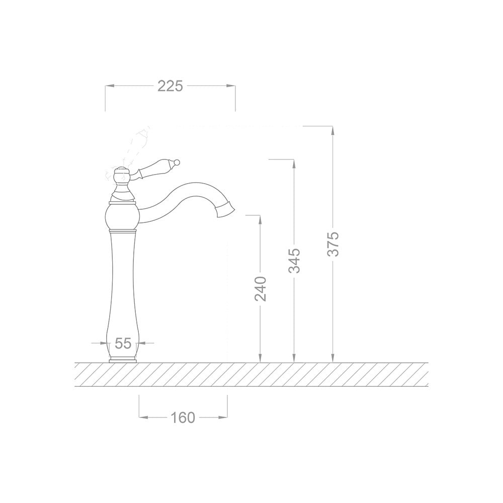 Pure ConceptCalacatta Çanak Lavabo Bataryası