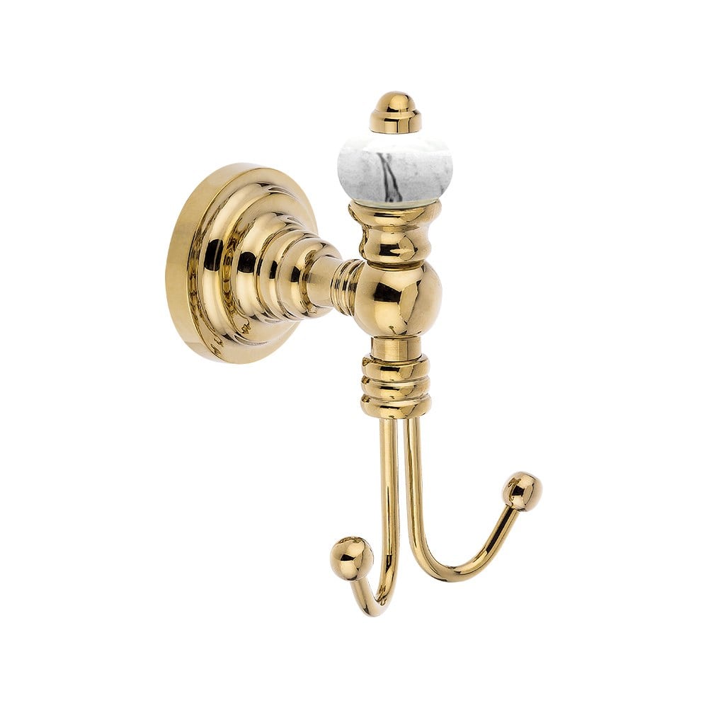 Pure ConceptCalacatta White Gold İkili Askılık