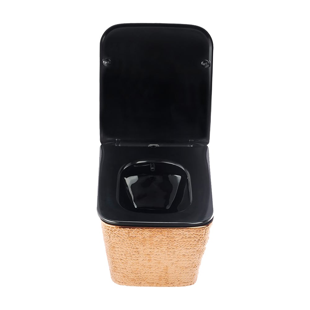 Pure ConceptCrocodile Rose Gold Siyah 52 cm Kanalsız Asma Klozet