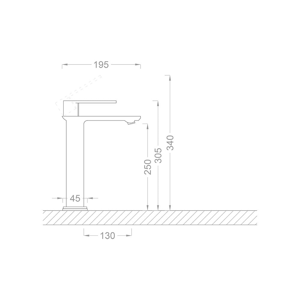 Pure ConceptCrow Siyah Altın Lavabo Bataryası