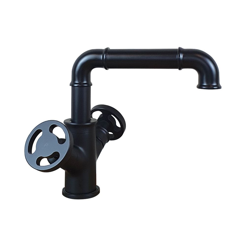 Pure ConceptFitting Mat Siyah Lavabo Bataryası