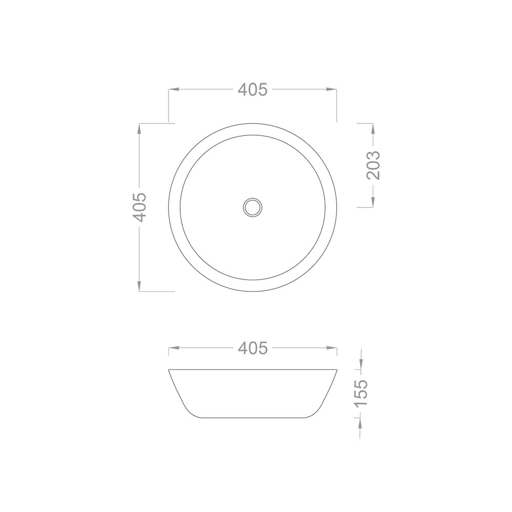 Pure ConceptHitit 40 cm Dekoratif Çanak Lavabo
