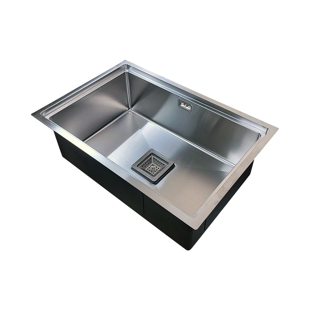 Pure ConceptInoks 64x43 Koruma Kapaklı Pas. Çelik Evye